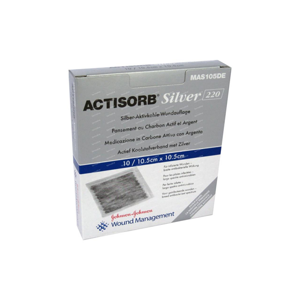 Actisorb Silver 10,5Cm x 10,5Cm Penso (cx10)