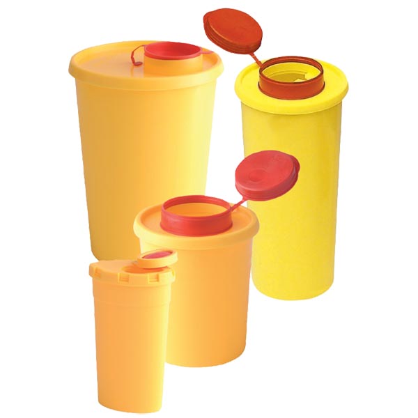 Contentores para Seringas e Agulhas 2 Lts 1 Contentores para Seringas e Agulhas 2 Lts