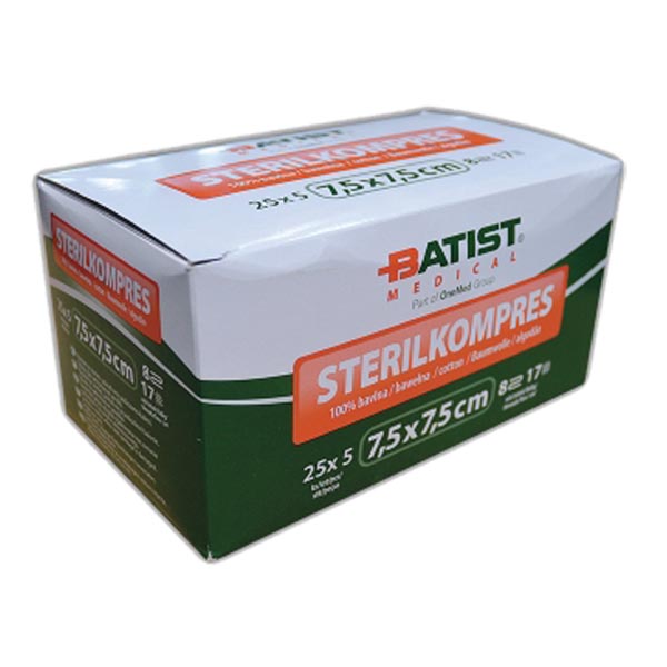 Compressa Gase Ester 5x5 Pc5 (cx 25Pc) BT 1 Compressa Gase Ester 5x5 Pc5 (cx 25Pc) BT